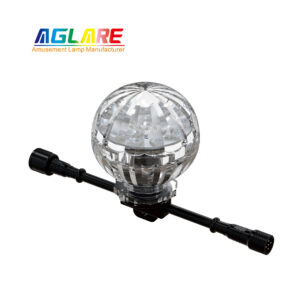 60Mm Ac24V 16Pcs Dmx Control RGB Luna Park LED Rides Lights Bulbs Fun LED Light