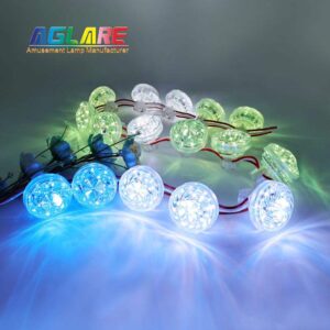 Ac24V RGBW LED Point Lights IP65 Waterproof 60Mm Auto Cabochon Pre 1-16 Lights