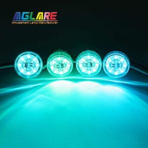 Turbo Lamp RGB Ac24V RGB LED Point Lights IP65 38Mm LED Pixel Module Point Light