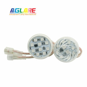 Dc24V 46Mm 10Pcs Rgb5050 LED Pixel Light Lights Dimmable Luna Park LED Fun Light