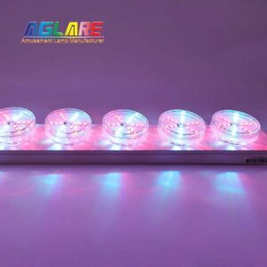 Decorations 60Mm Amusement Outdoor Waterproof Ac24V RGB Fairground LED Light Automatic RGB LED Pixel Light