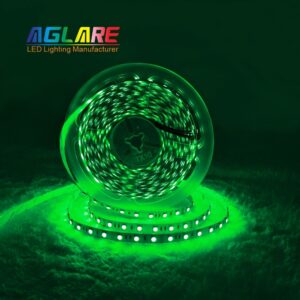 High Bright Dc12V 24V Thin LED Flexible Warm White Red Blue Green 60Led RGB LED Smd5050 Indoor Strip Light