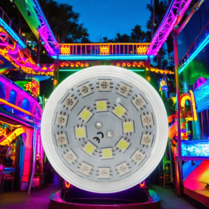 60Mm Ac24V IP65 RGB LED Pixel Light Auto-Program Chameleon LED Point Lights