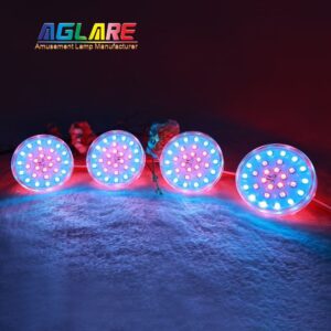 Waterproof New 80Mm RGB Cabochon Light Ac24V Turbo Light RGB Bulbs LED Pixel Light